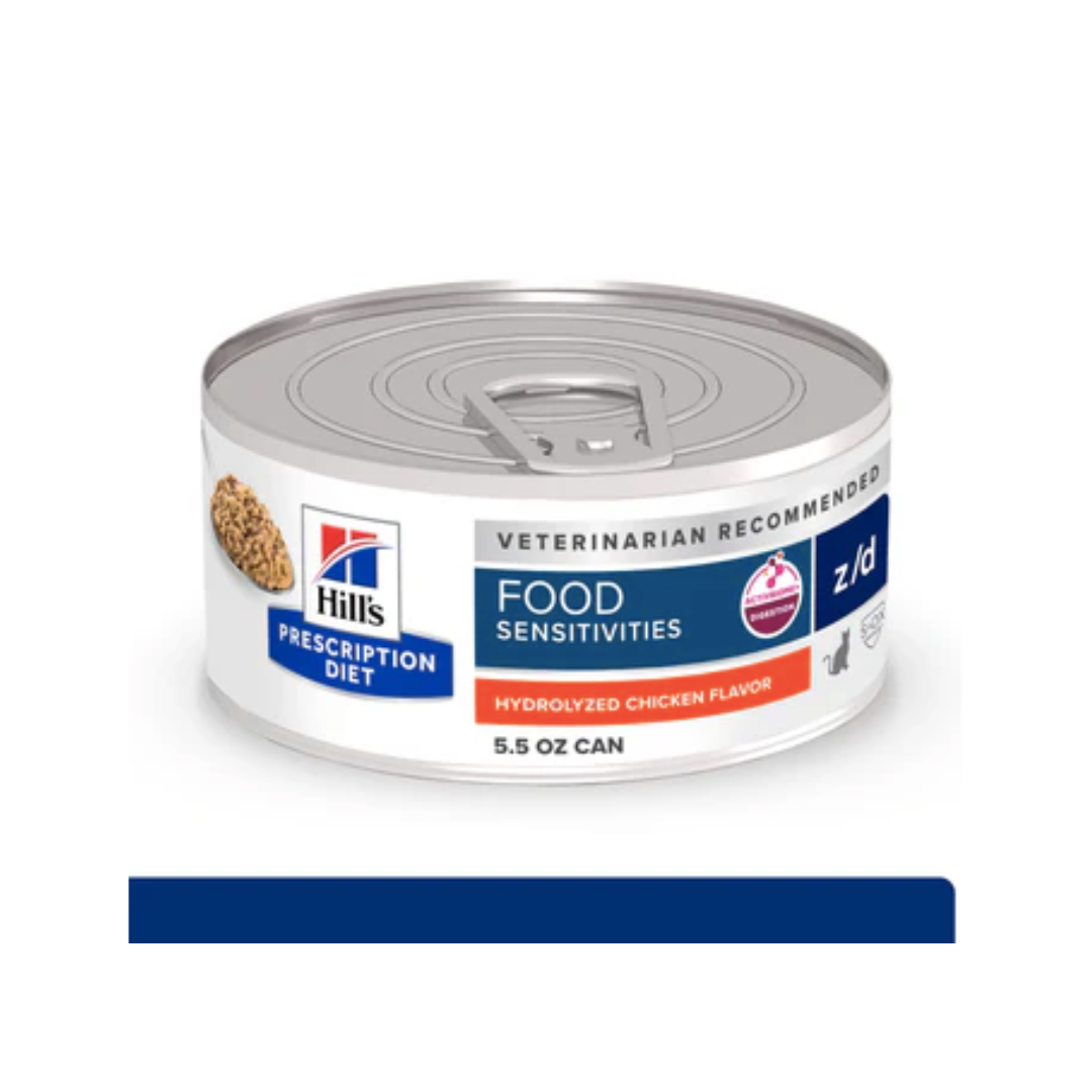 Hill's - 處方食品貓用Z/D低過敏原配方罐頭 5.5安士 (24罐) 5238