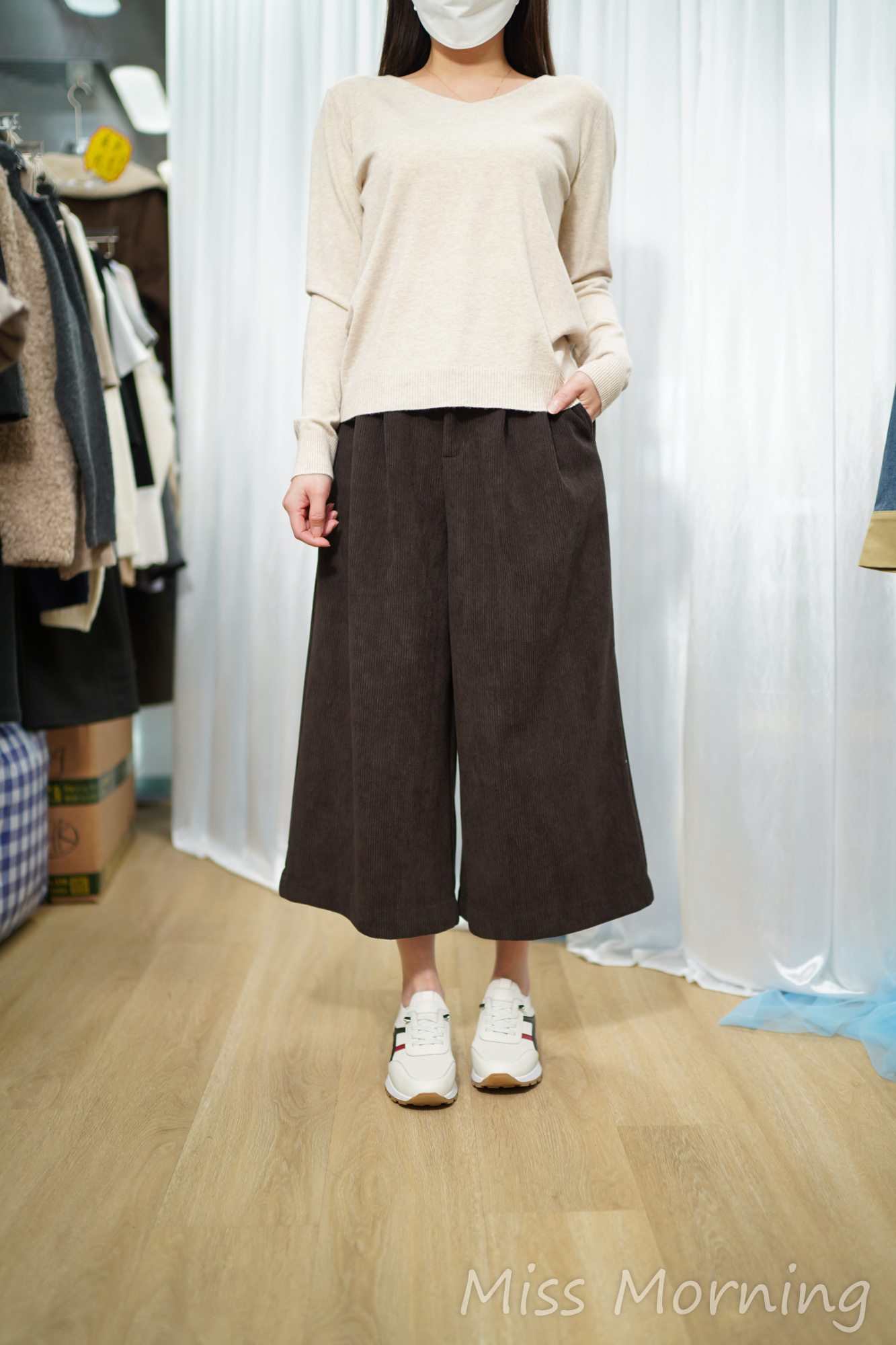 V領簡約款上衣(14932)