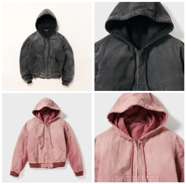 11/20 UPDATED: AURALEE 2025 PRODUCT DYED ORGANIC COTTON DUCK SHORT ZIP PARKA - PRE ORDER ITEM (預訂中)