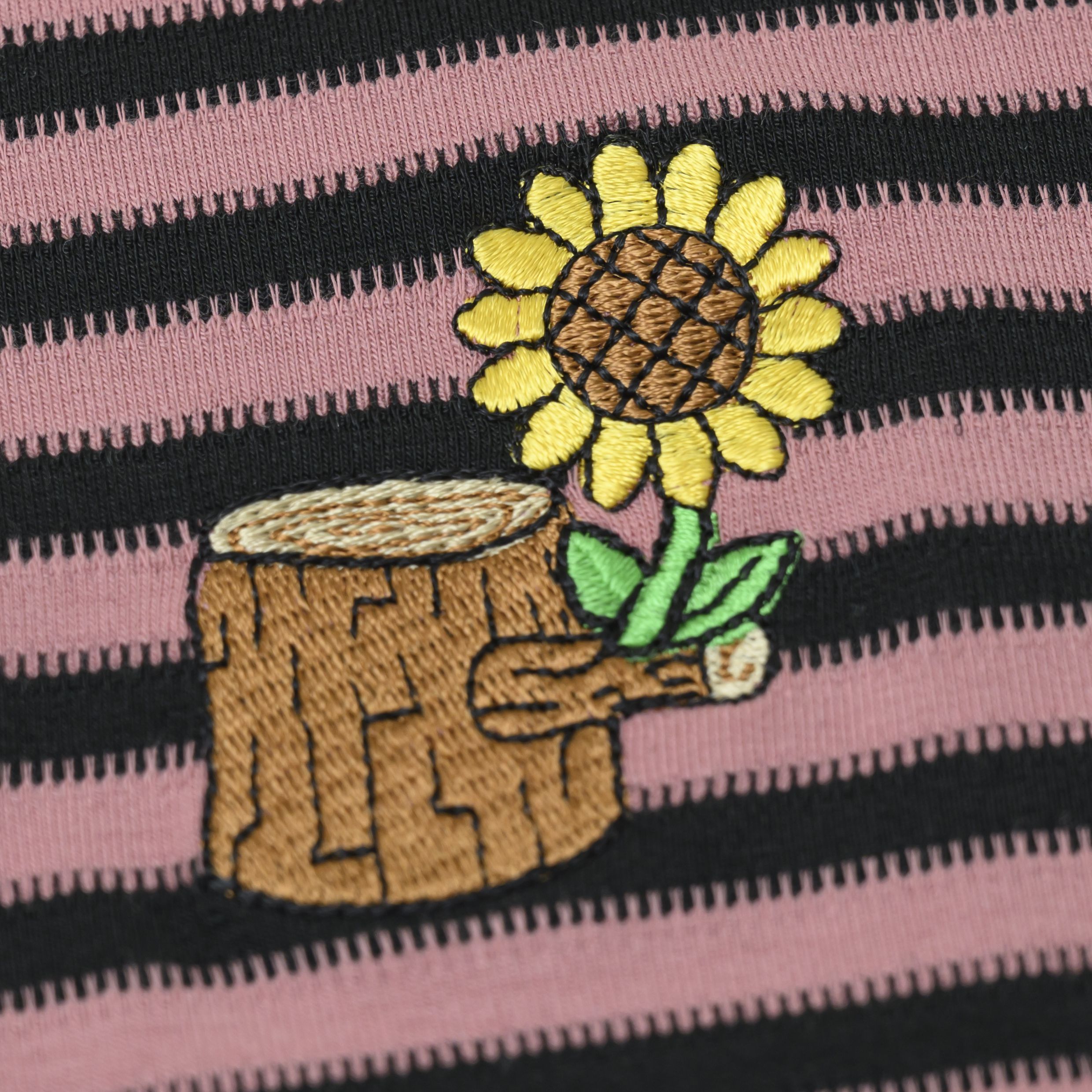 KID ® 朵朵&木木條紋寬版短T