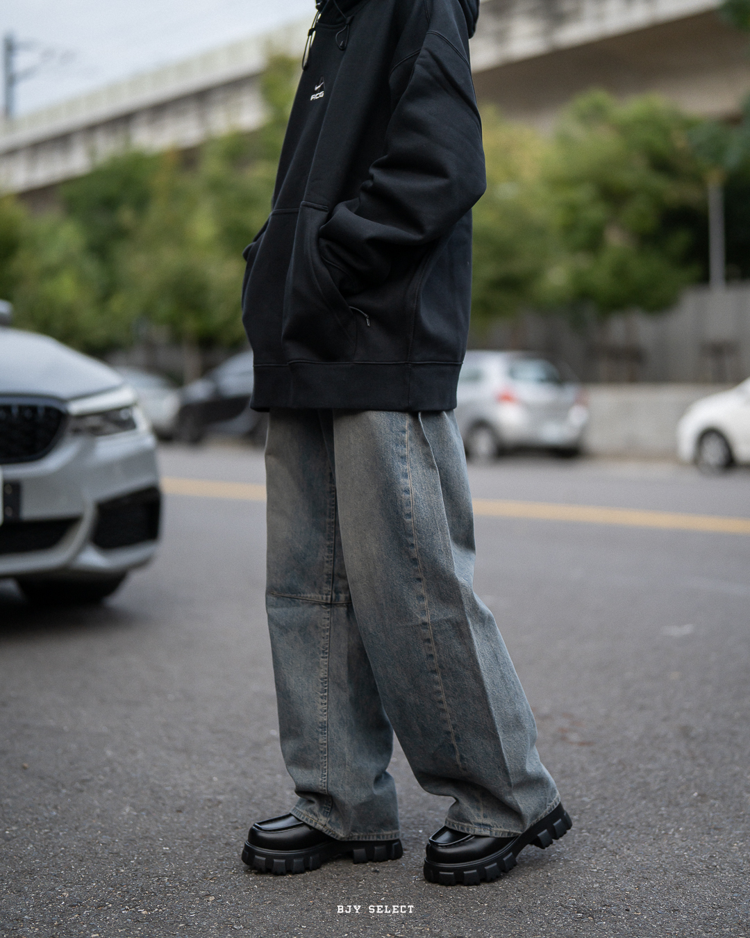 #預購 日本限定 GU Barrel leg錐形牛仔褲 女款 四色 359088 358625