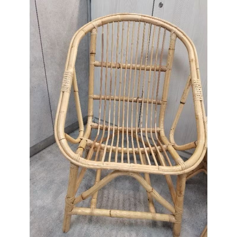 [The Rattan House] Rectangle rattan chair/ Resting chair/ Rattan Chair for Cafe/ Kerusi Rotan