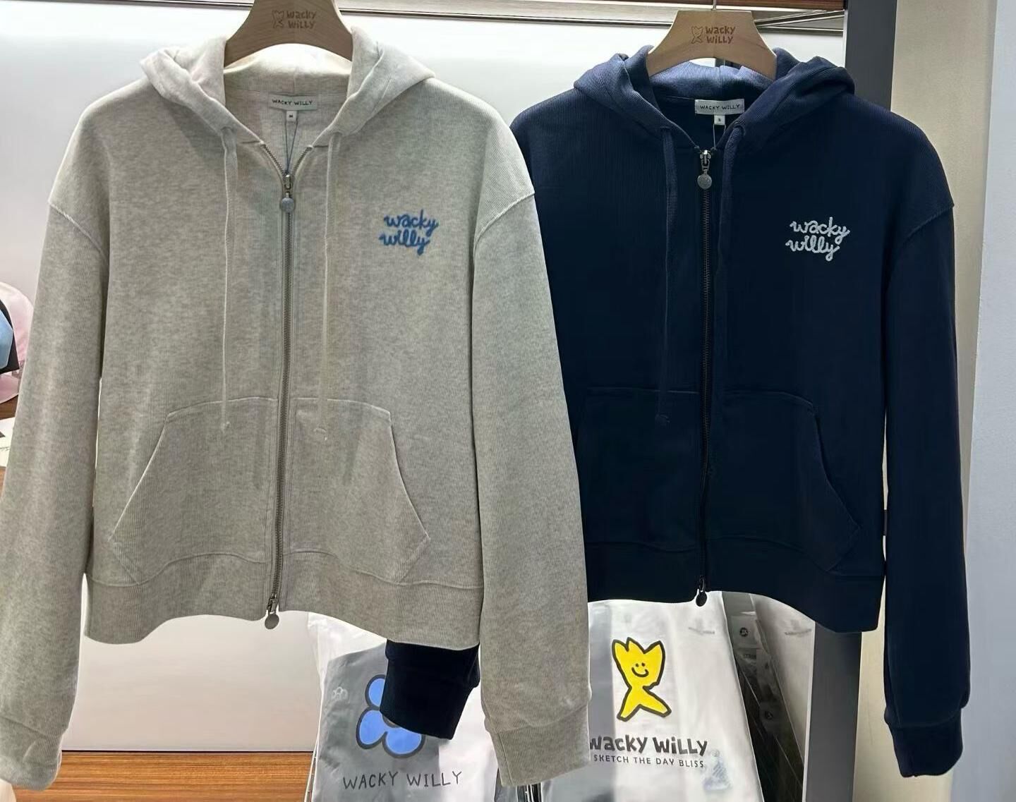 Wacky Willy 抽繩衛衣百搭休閒外套（K11 BR46）