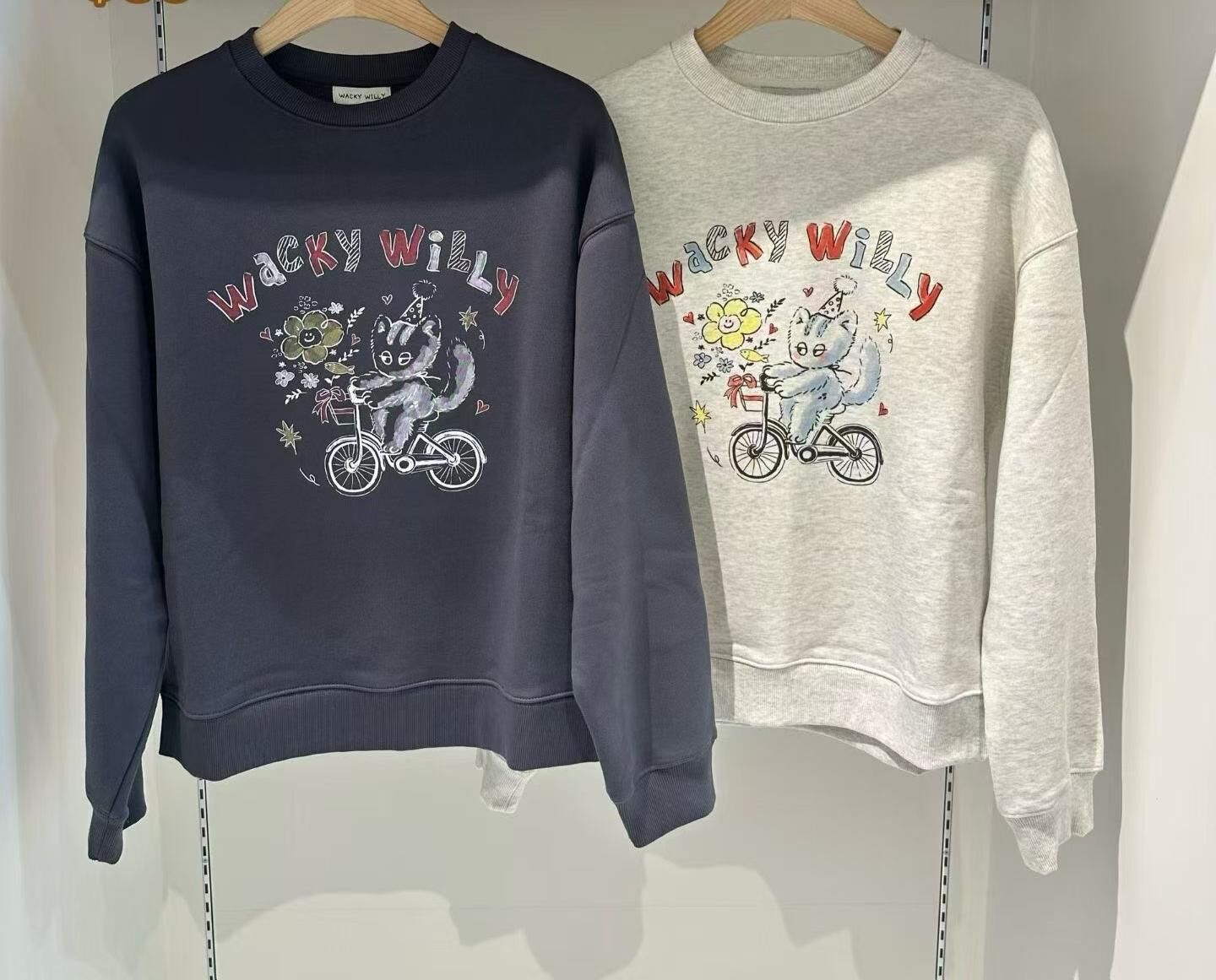 Wacky Willy 趣味印花長袖衛衣（K11 BR47）