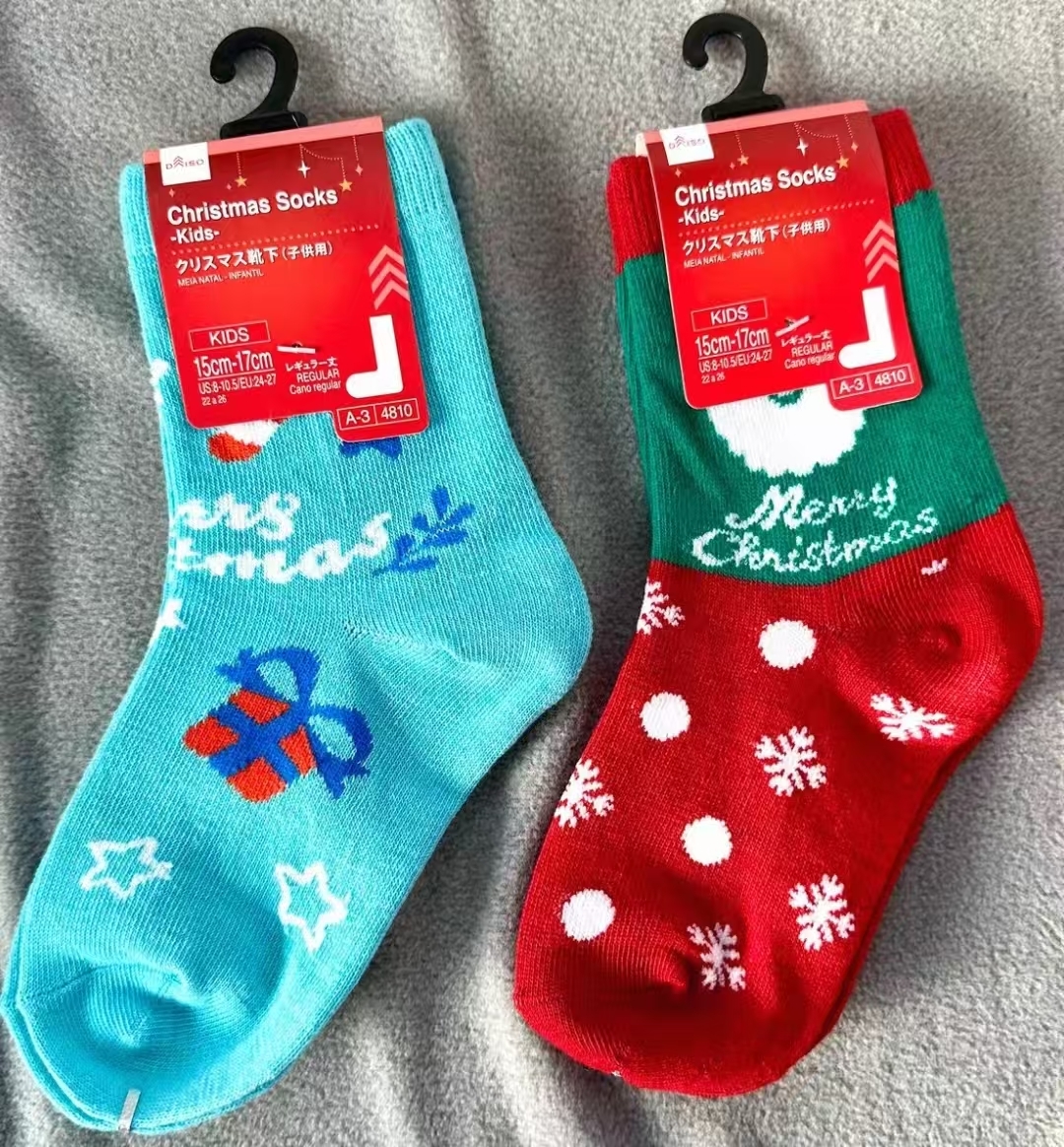 日單 daiso聖誕襪