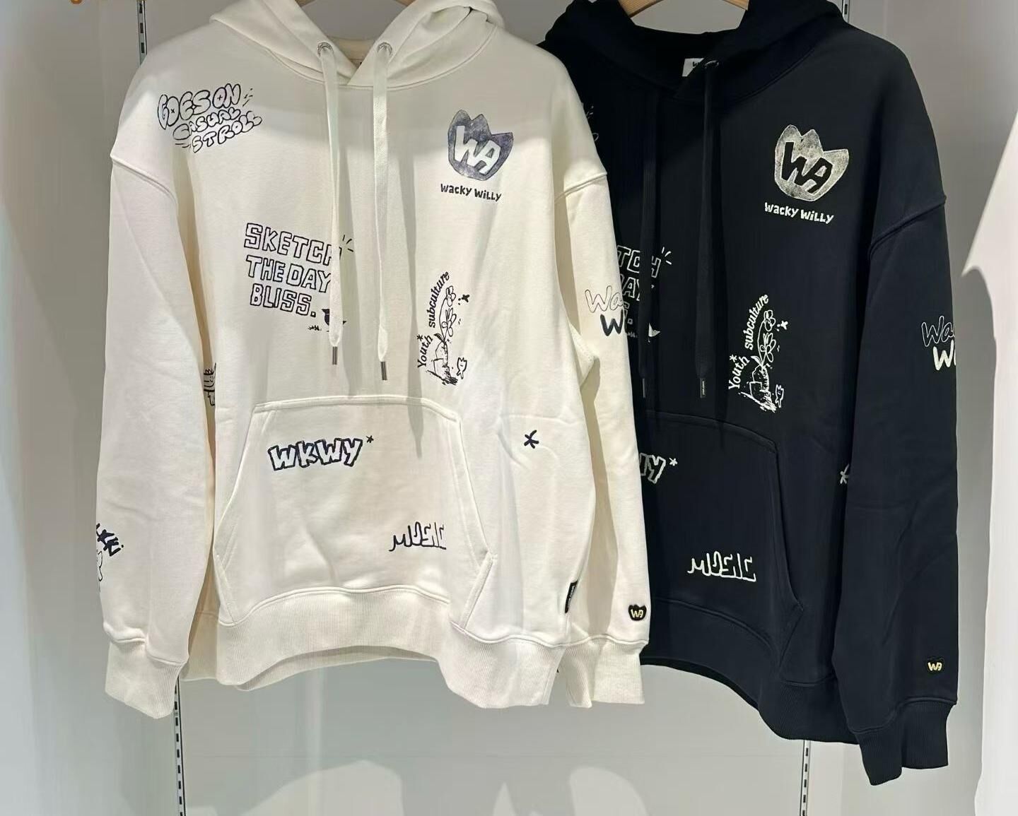 Wacky Willy  印花休閒寬鬆衛衣（K11 BR50）