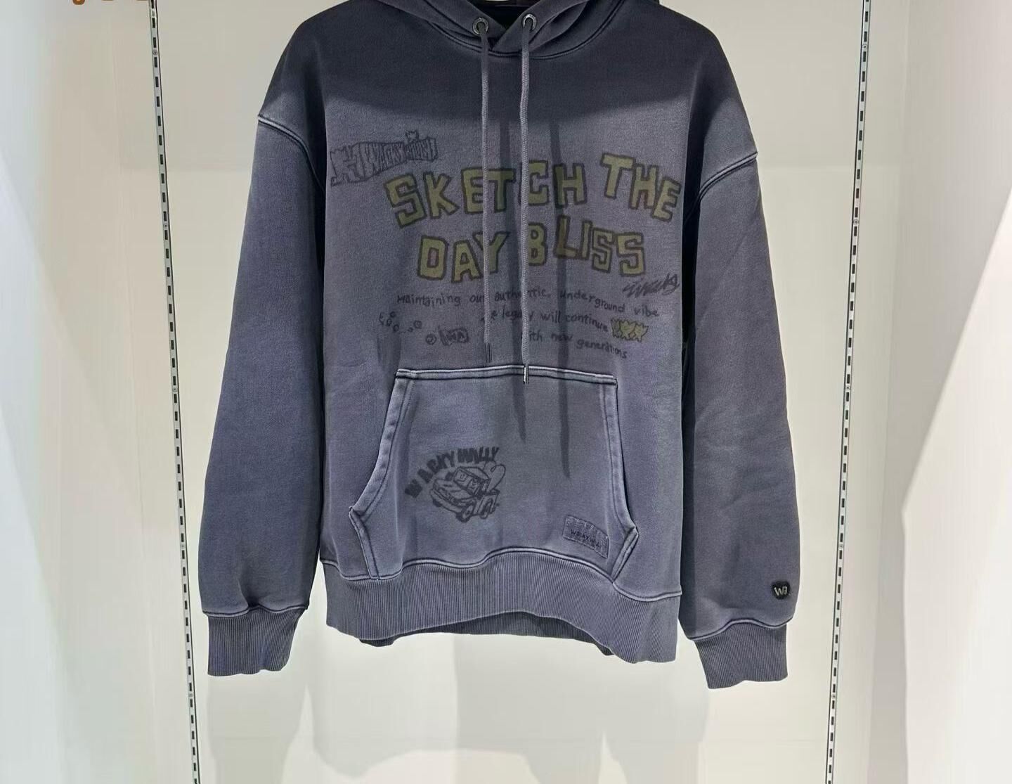 Wacky Willy 休閒寬鬆印花衛衣（K11 BR51）