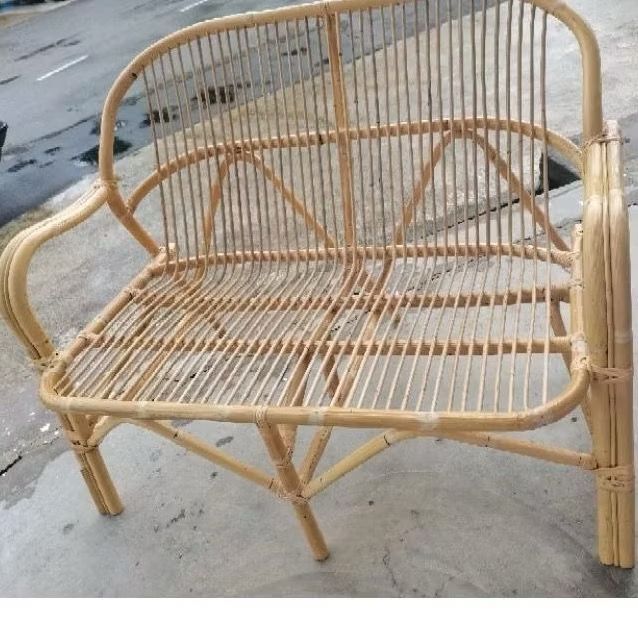 [The Rattan House] Premium Rattan Chair 2 Seater 1 Seater for Indoor or Outdoor Lobby Garden/ Rotan Kerusi