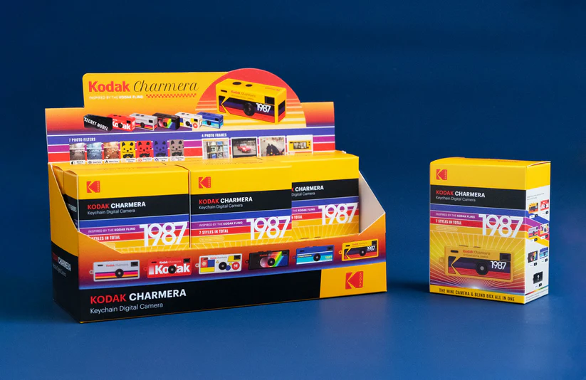 Kodak 柯達 Charmera 1987 鑰匙圈數位相機盲盒 顏色隨機出貨【香港行貨】