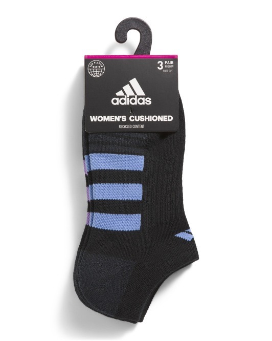 【預購】ADIDAS K112001 女裝Cushioned 運動短襪（3對裝）