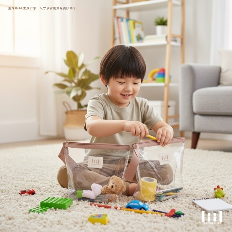 理理liil透明收納-培養孩子分類思考能力