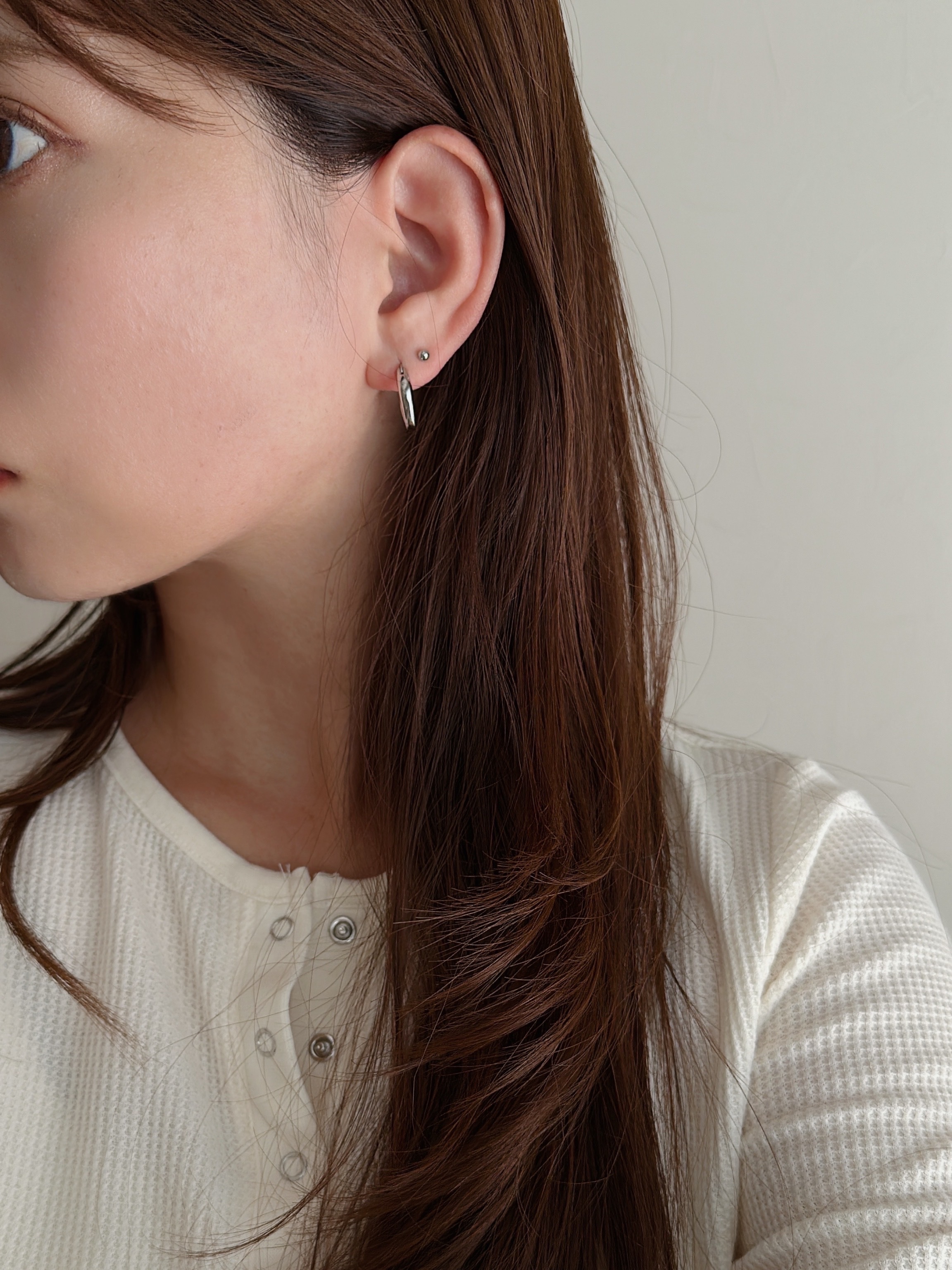 S925 design hoop pierce