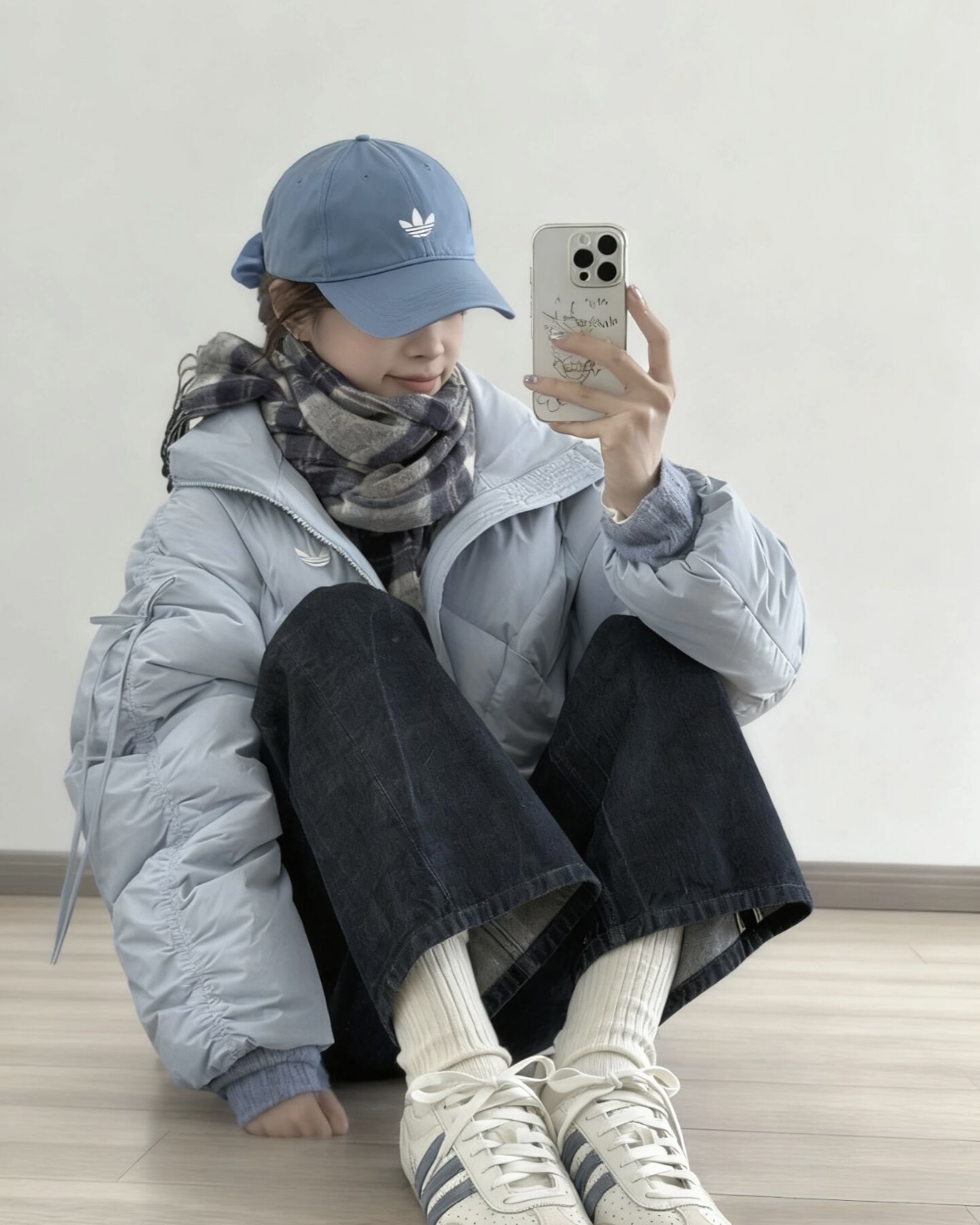 <結好美 免運>Adidas Originals Bow Cow 蝴蝶結 綁帶 羽絨 外套 2色