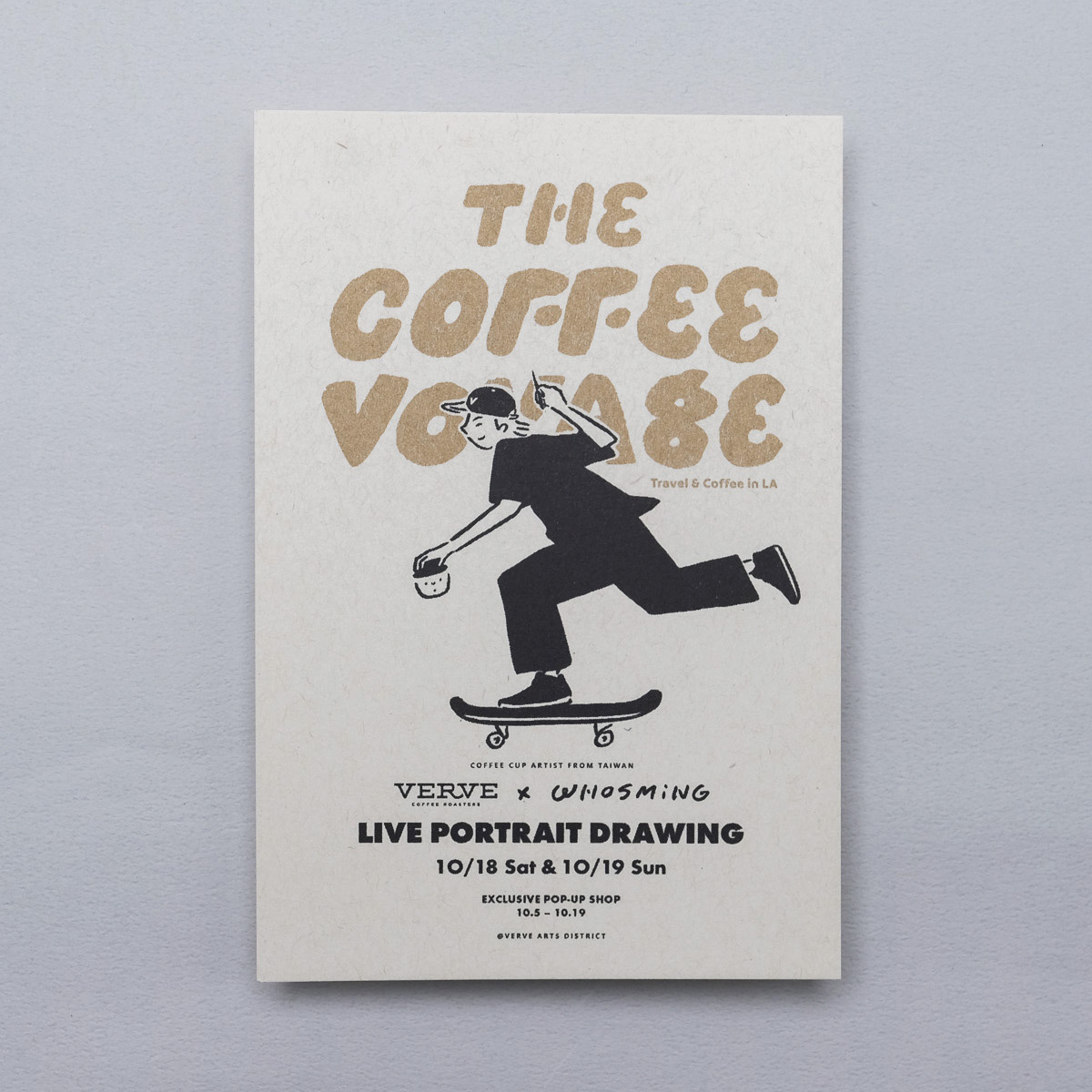VERVE × WHOSMiNG｜限定明信片