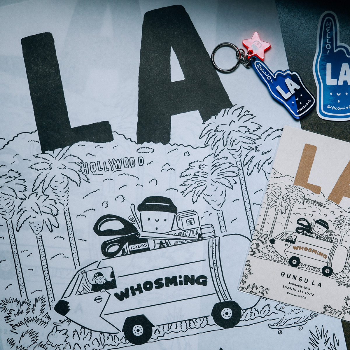 HELLO! LA｜限定海報