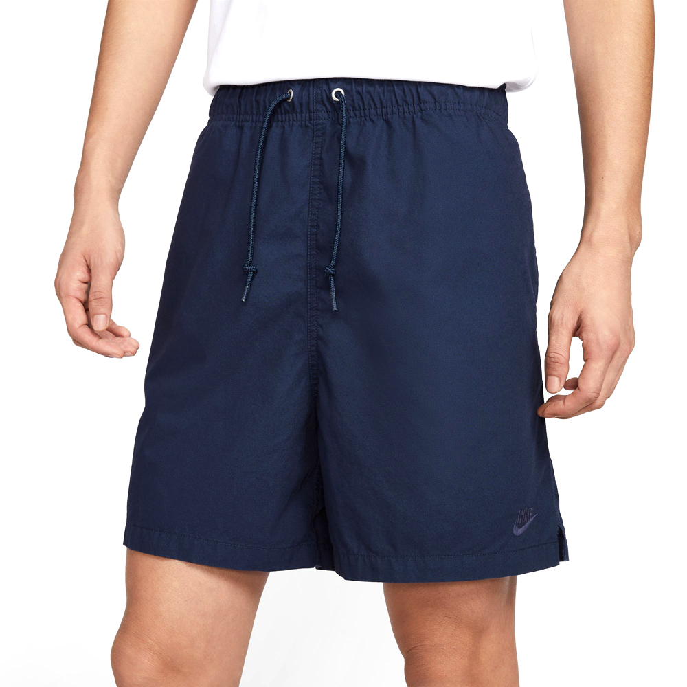 Nike AS M NK Club Flow Wash Short 男款 藏青色 運動 短褲 HJ1947-451