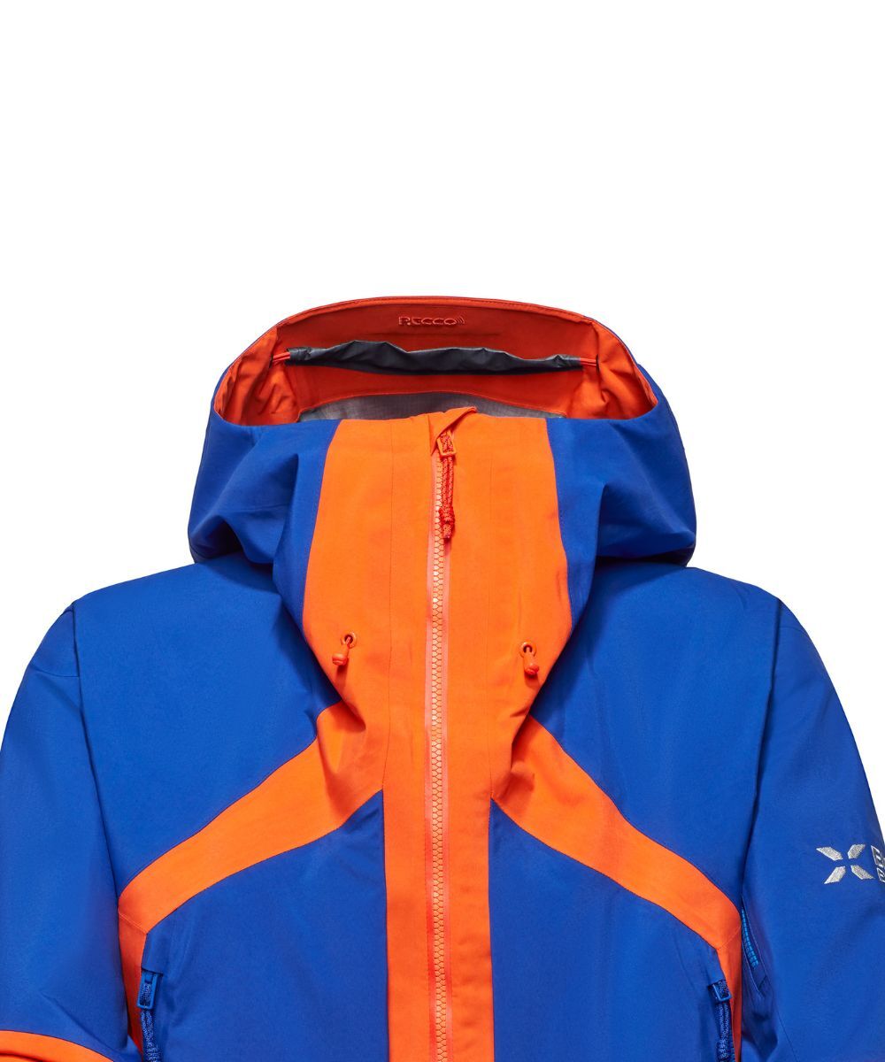 Mammut / Eiger Extreme / Eiger Nordwand Pro 硬殼 Hooded Jacket 男款 / 艾格橘/艾格藍 (M1010317502291114)