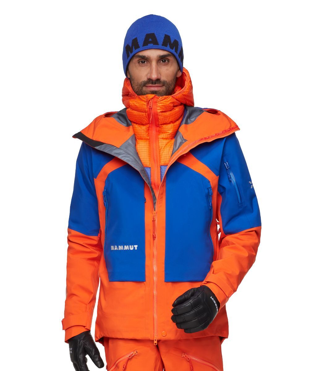Mammut / Eiger Extreme / Eiger Nordwand Pro 硬殼 Hooded Jacket 男款 / 艾格橘/艾格藍 (M1010317502291114)