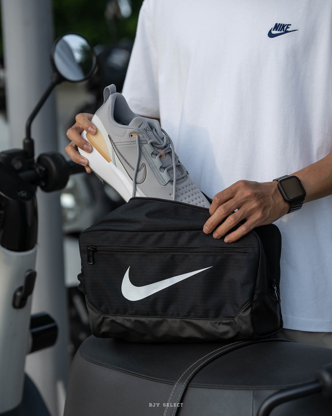 現貨 日本連線代購 Nike Brasilia 大LOGO 收納袋 鞋袋 BA5967-010 黑