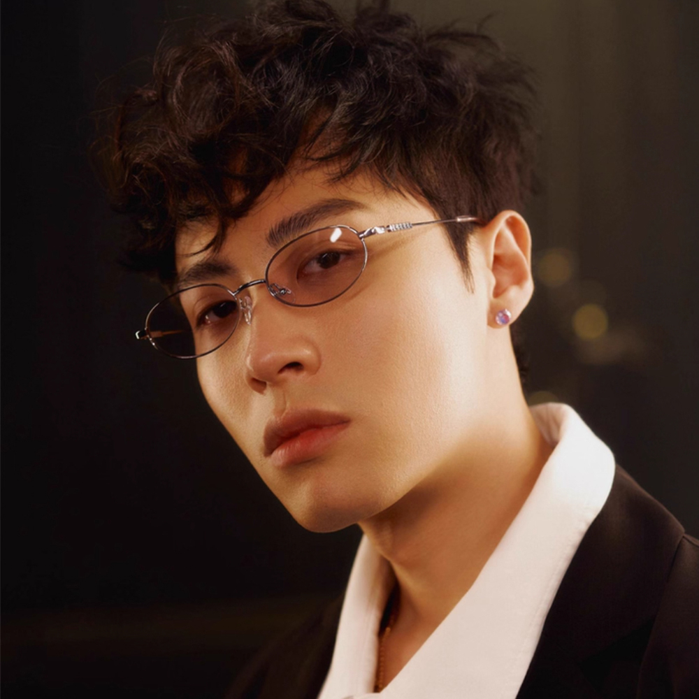 【SEROVA】SS9093 C12 橢圓框太陽眼鏡♣(亮金/淺茶)#白鹿聯名款