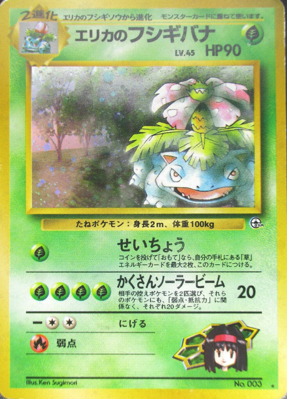 POKEMON JAPANESE VINTAGE NO.003B