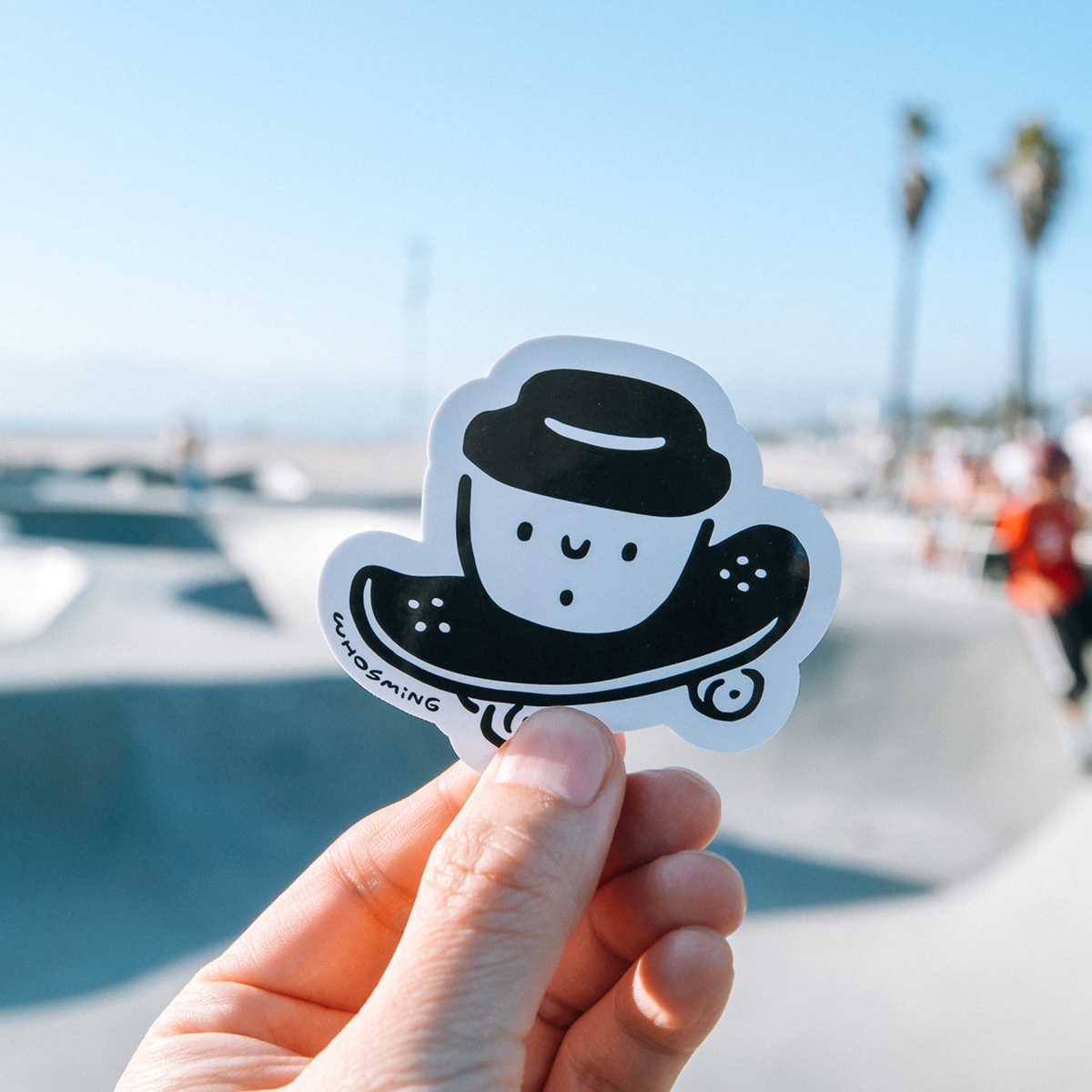 HELLO! LA．滑板杯｜貼紙