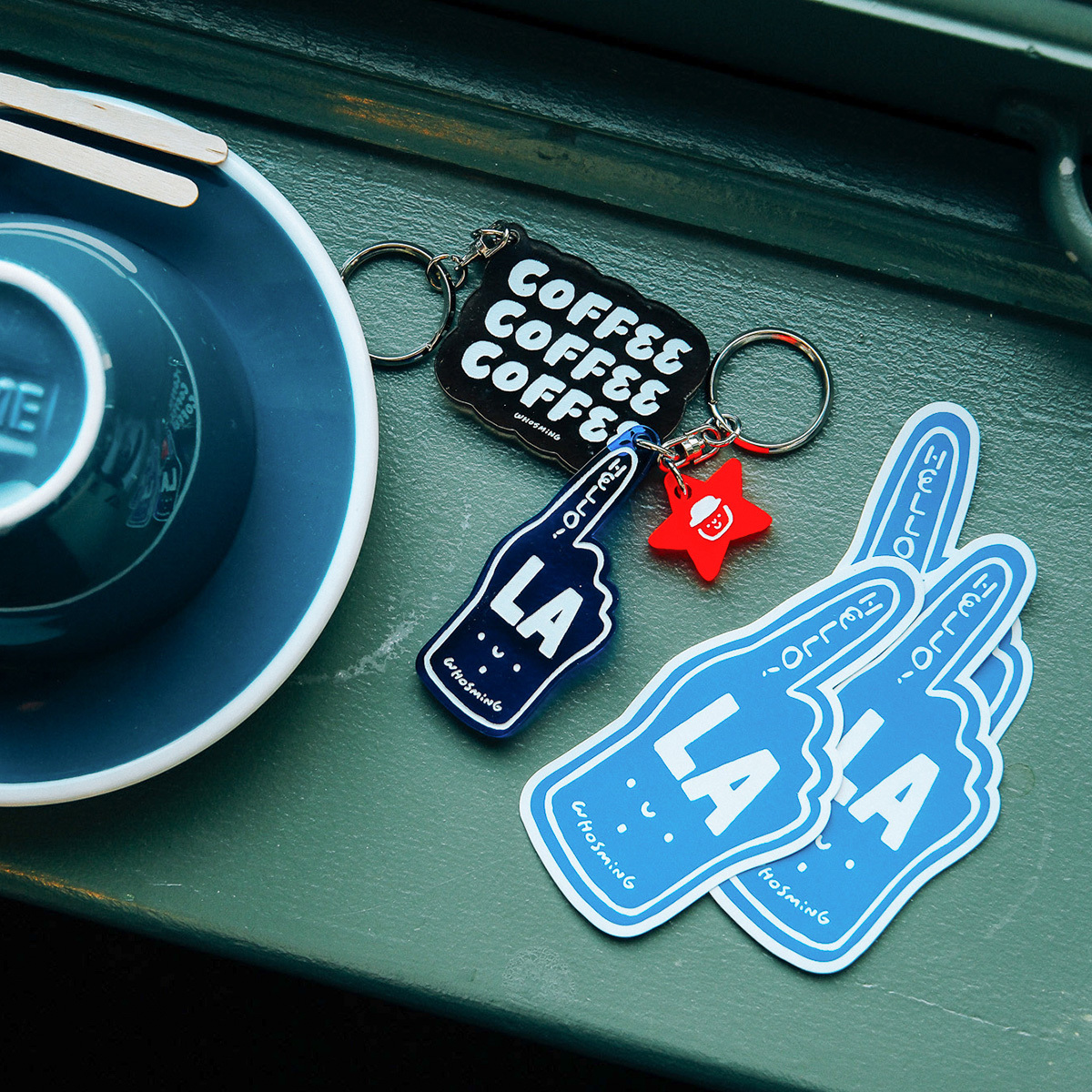 HELLO! LA．手指｜貼紙