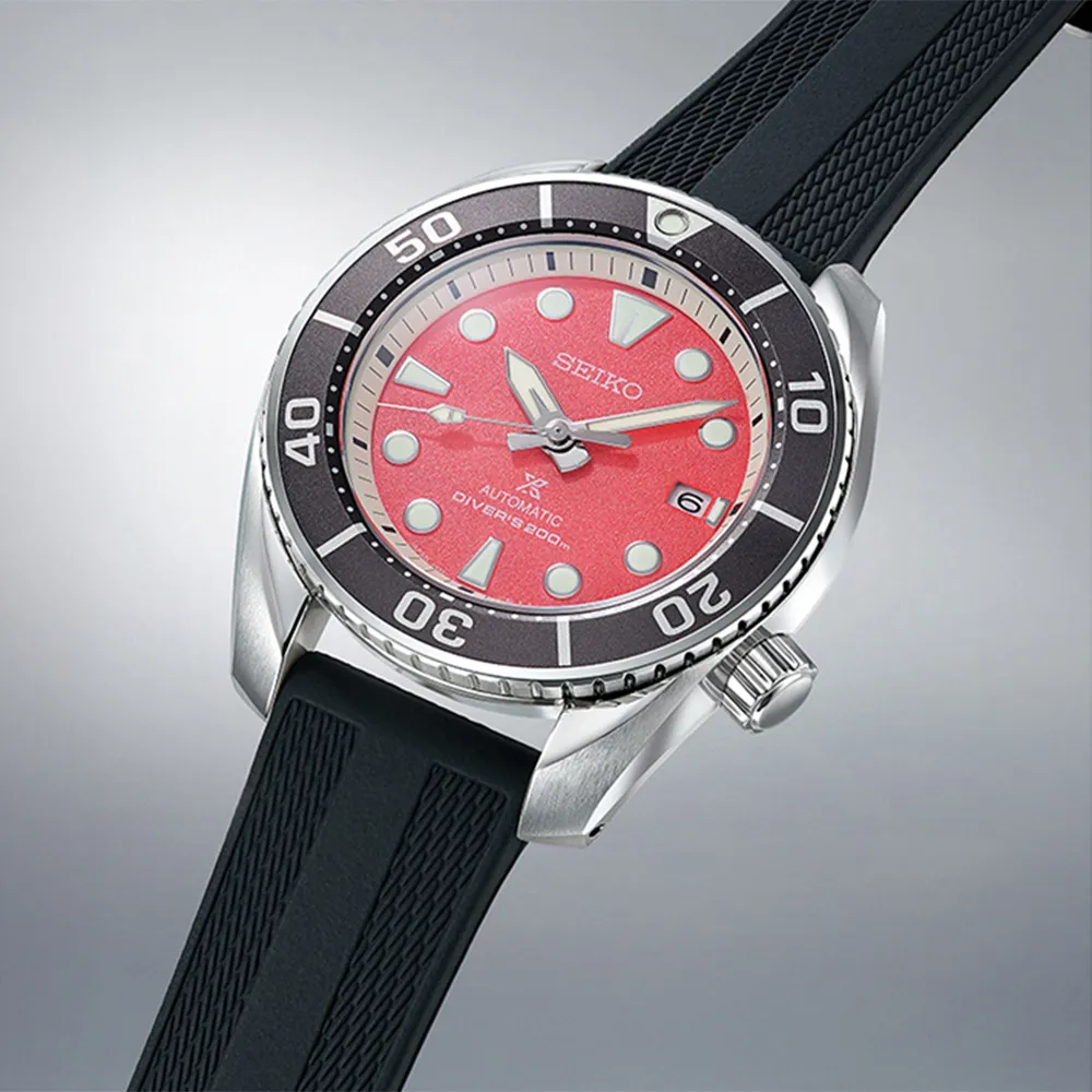 萬年鐘錶 - SEIKO PROSPEX  限量 澳洲粉紅湖SUMO水鬼機械潛水錶 SPB541J1 /  6R35-03L0P 錶徑45MM