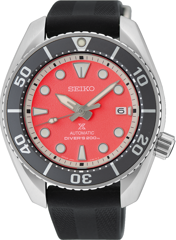 萬年鐘錶 - SEIKO PROSPEX  限量 澳洲粉紅湖SUMO水鬼機械潛水錶 SPB541J1 /  6R35-03L0P 錶徑45MM