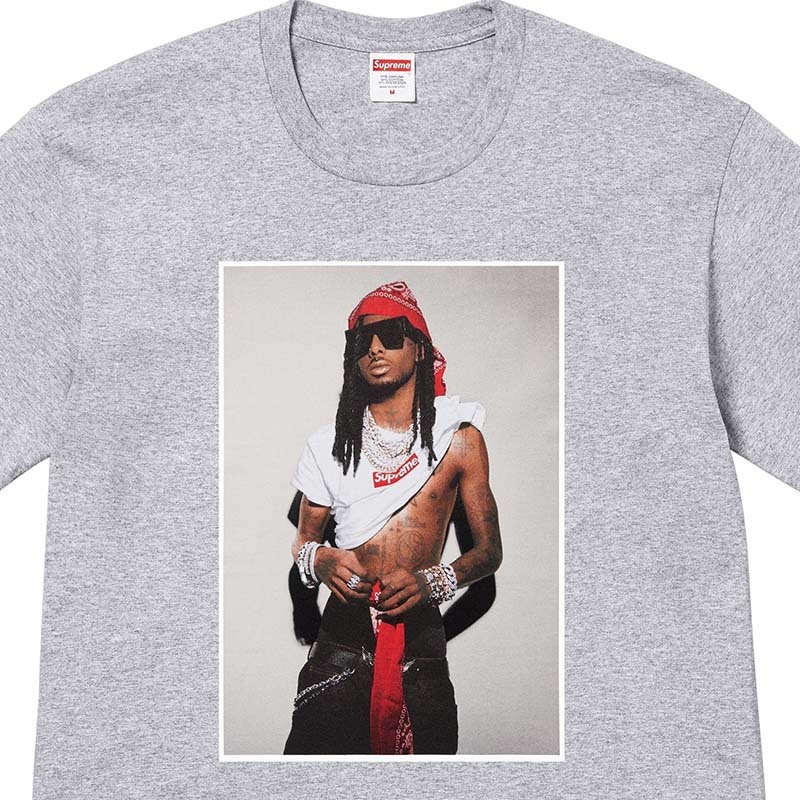 Supreme Playboi Carti Photo Tee 短袖 灰色 FW25T50-HY [台灣現貨]
