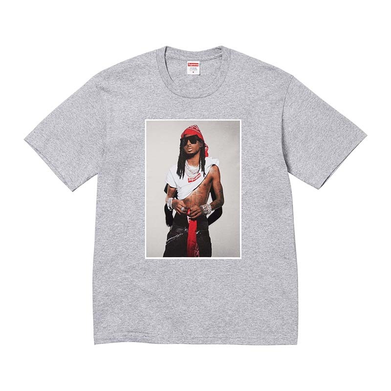 Supreme Playboi Carti Photo Tee 短袖 灰色 FW25T50-HY [台灣現貨]