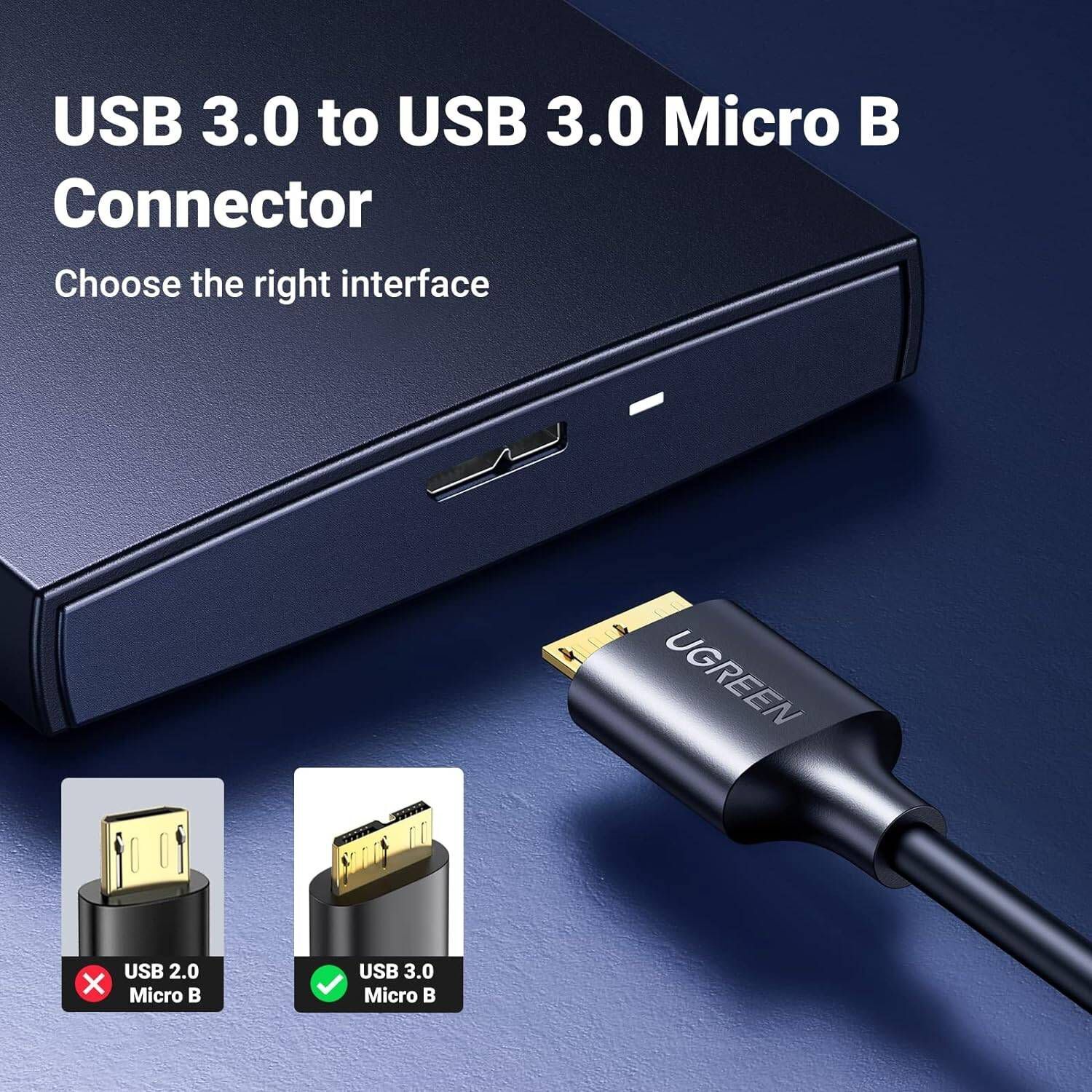 Ugreen  USB-A 轉 Micro-B 線_US130
