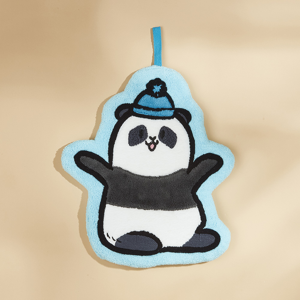 Panda Friends Winter Collection - Little Brother "De De" Hand Towel