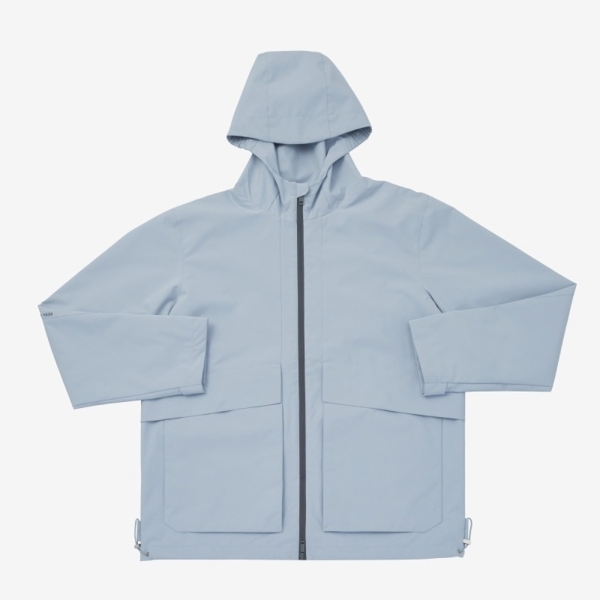 KANGOL 外套 水藍 口袋 風衣外套 中性 6455142112