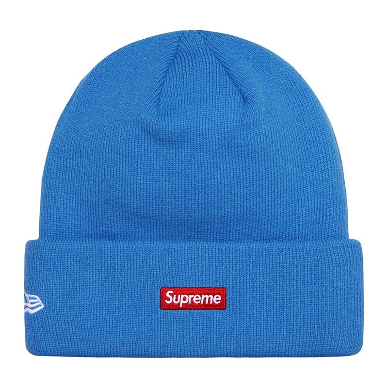 Supreme New Era S Logo Beanie Dk Royal 毛帽 藍色 SUP-519 [台灣現貨]