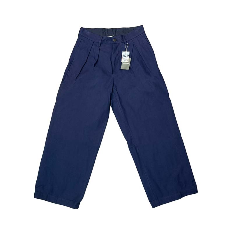FREAKS STORE 寬版打折工作褲 長褲 海軍藍 FREAKS-13 [台灣現貨]