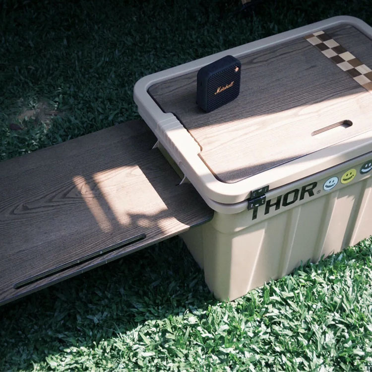 【八刀草】THOR 收納箱53/75L桌板棋盤格