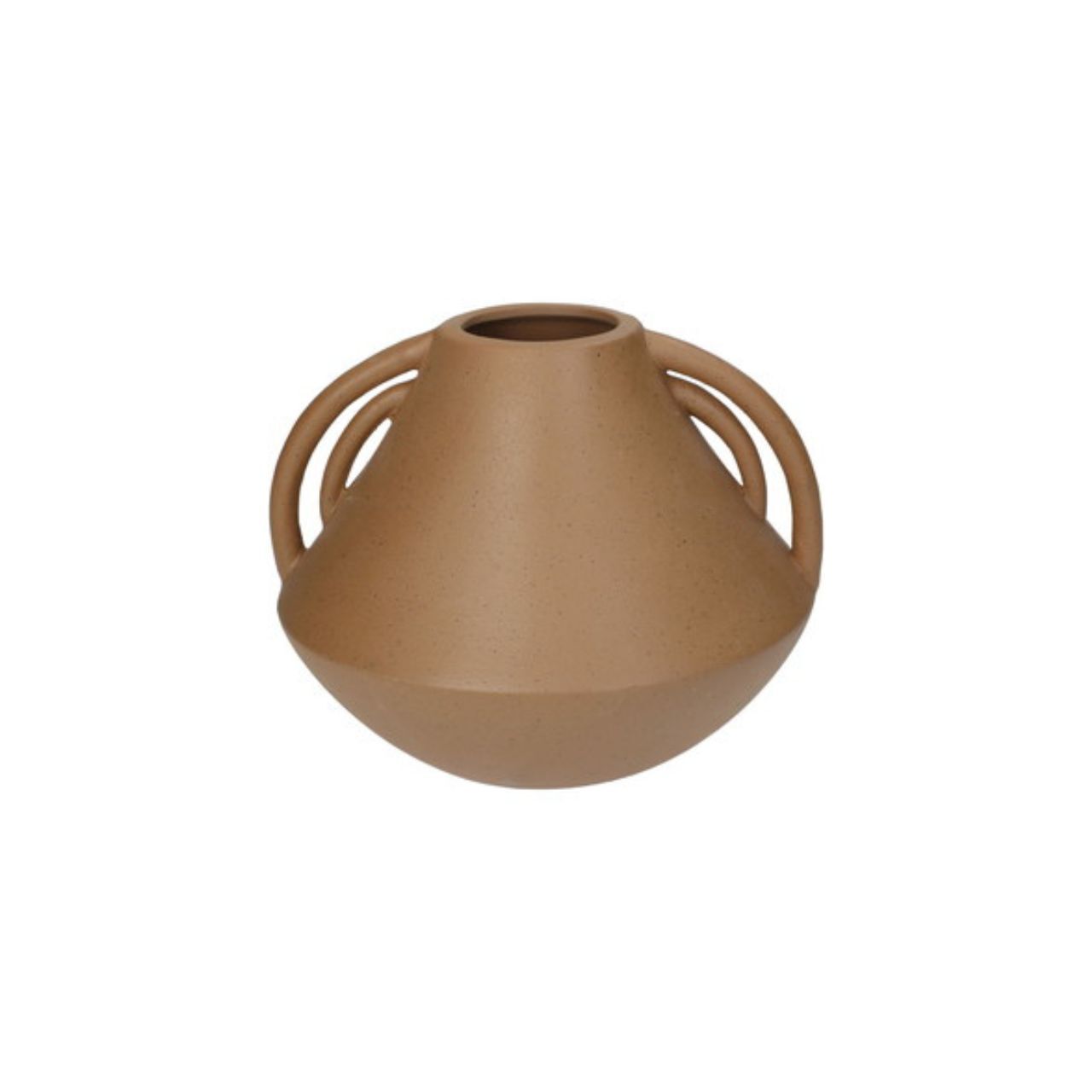 陶瓷花器 沙丘雙耳壺 咖 2款