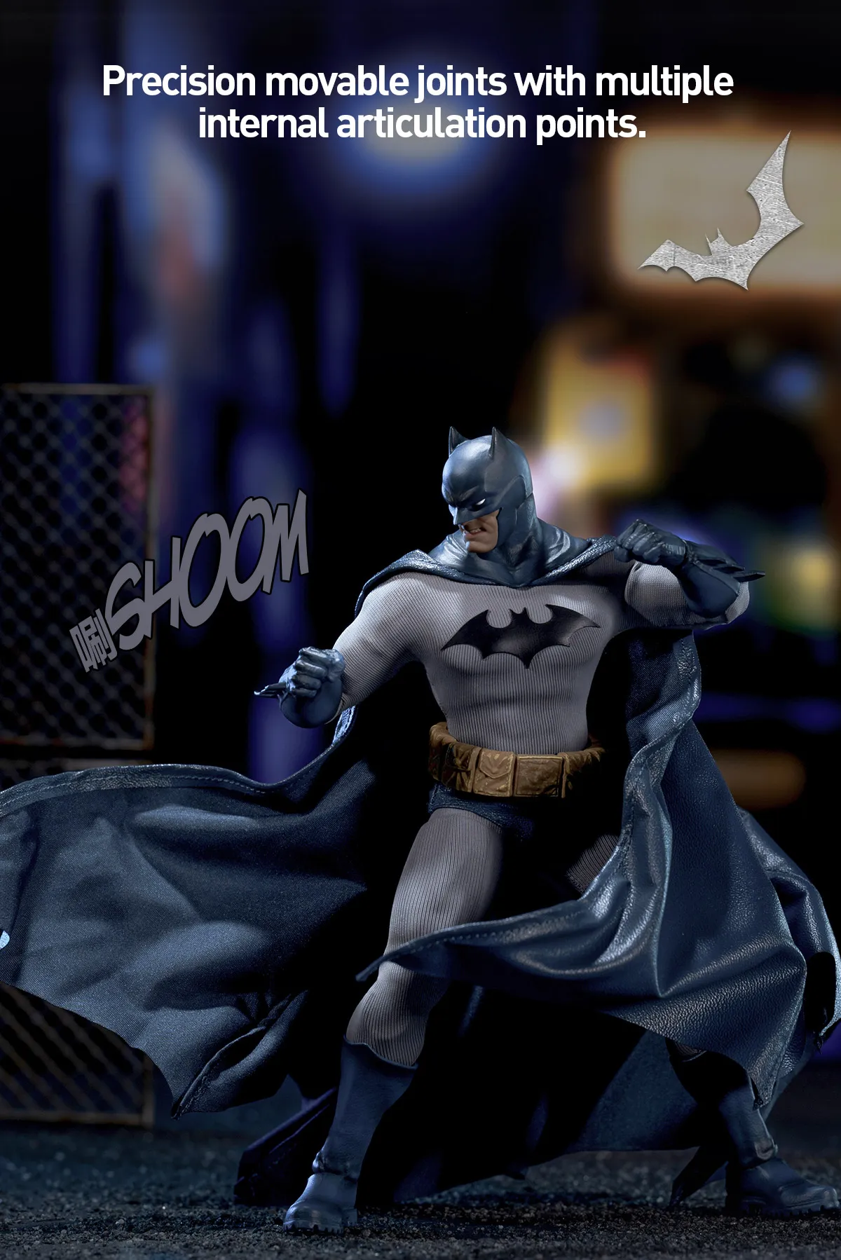 POP MART X Gong Studio 1/12 Batman Hush Ac