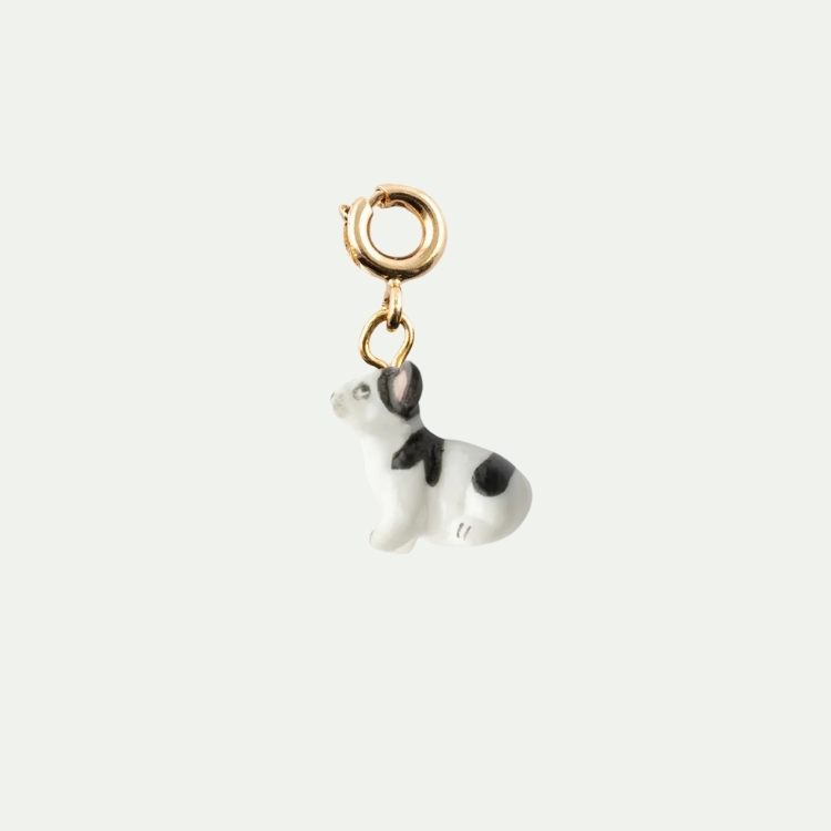 法國鬥牛犬瓷吊墜