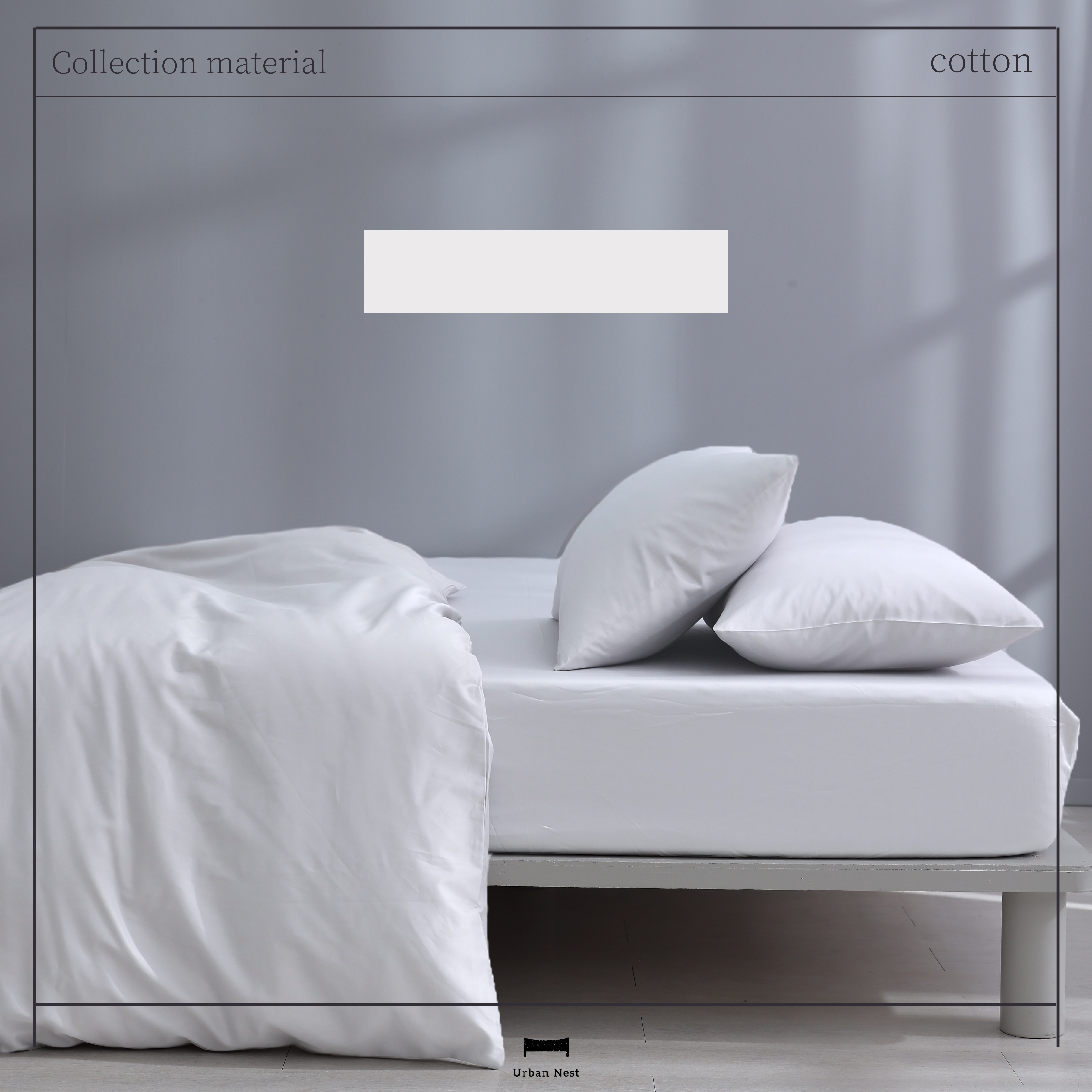 精梳棉 300織床包枕套組 (空白）