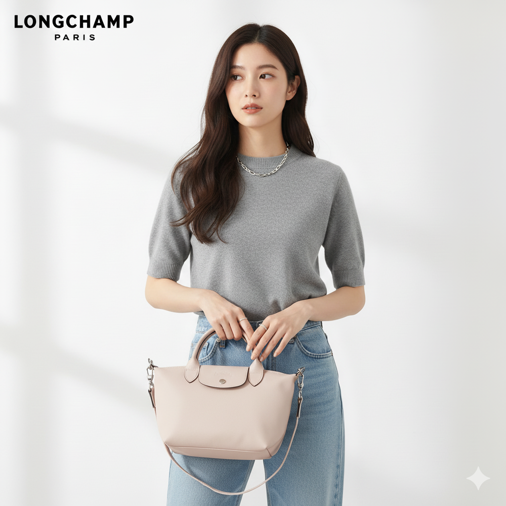 LONGCHAMP 牛皮系列 2WAY手袋 S