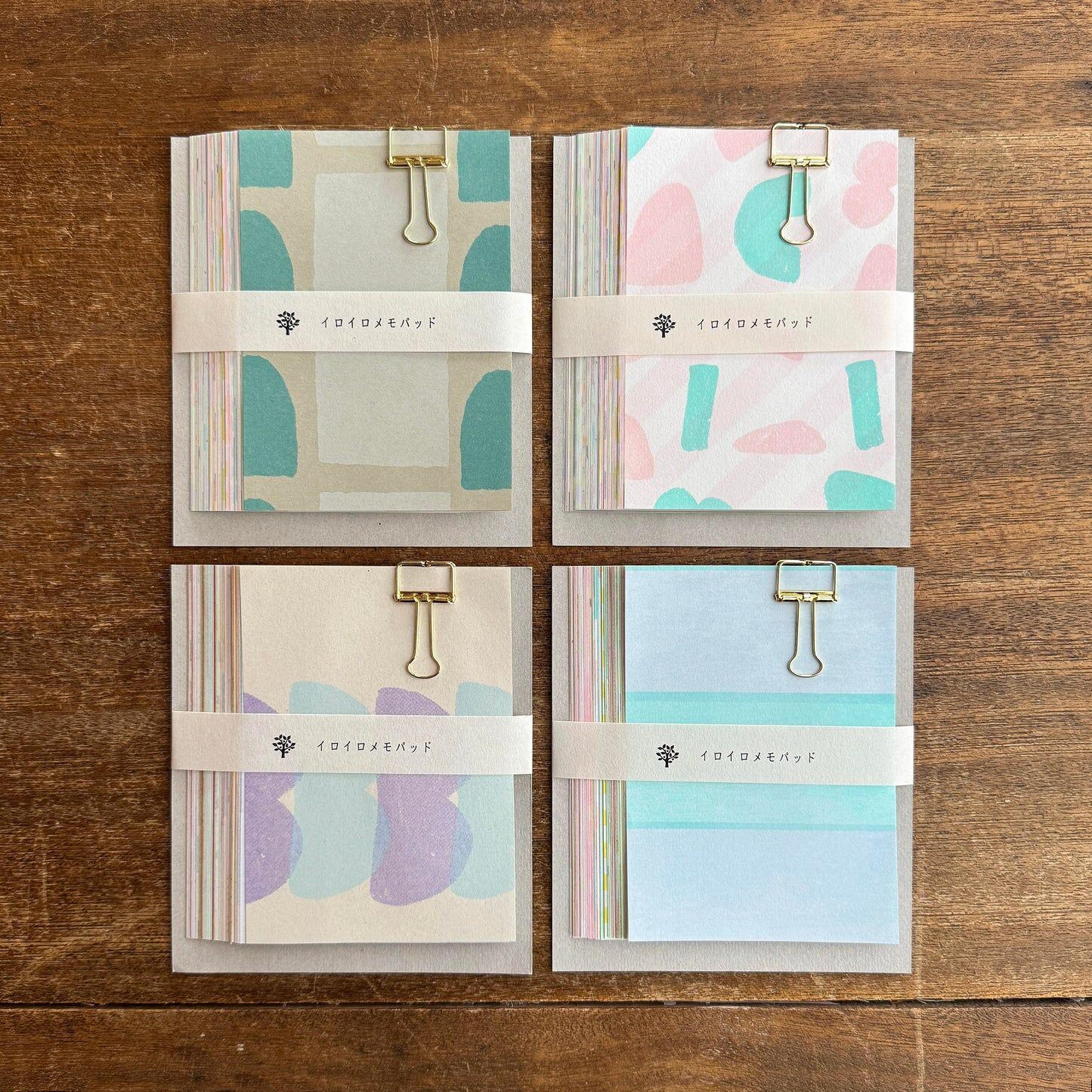 IROIRO Pastel 粉彩色系 素材紙包 / 水縞 / JAPAN