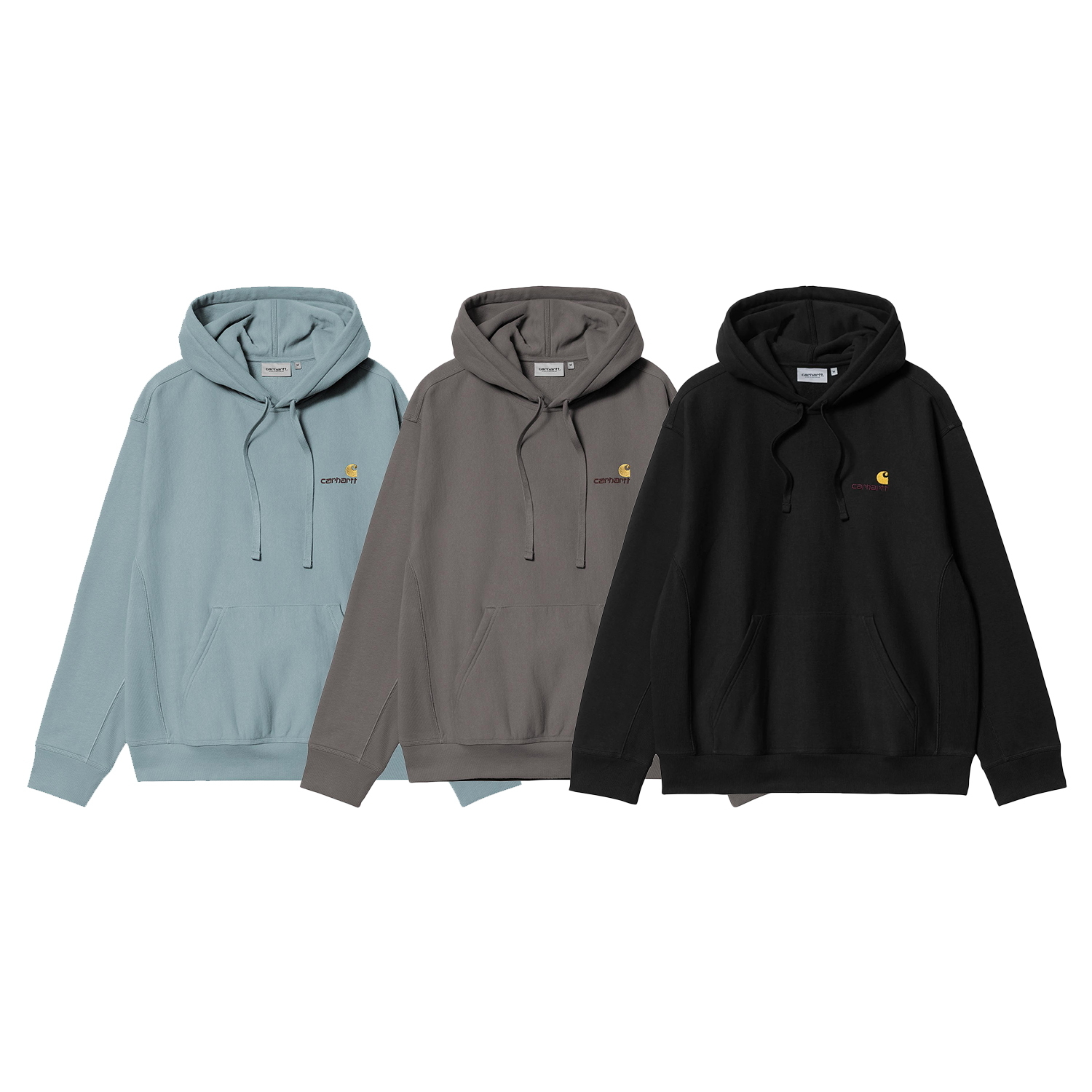 【車庫服飾】CARHARTT WIP 25AW Hooded American Script Sweat