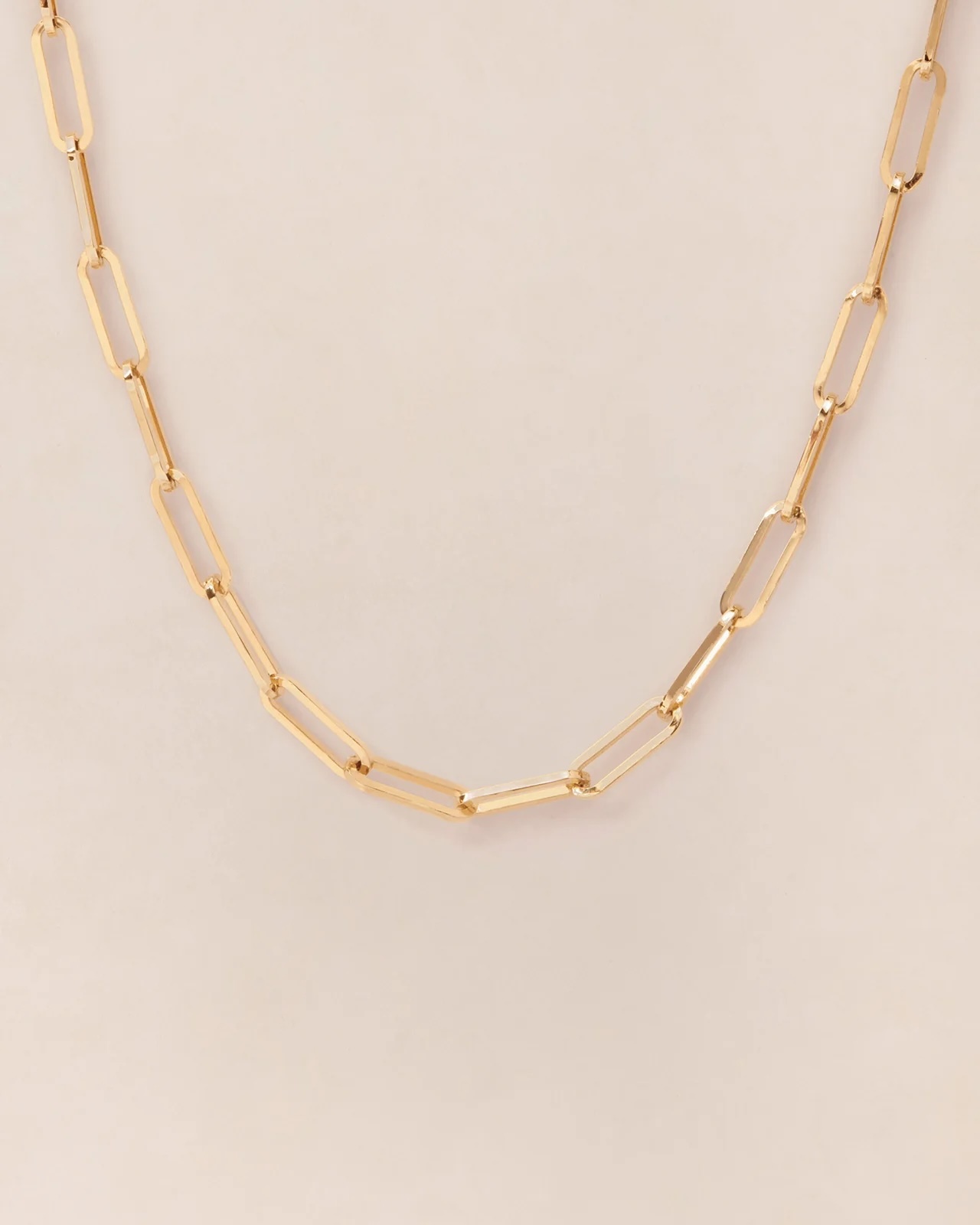 XL Gold-plated Link Necklace — 24K Gold-Plated | émoi émoi