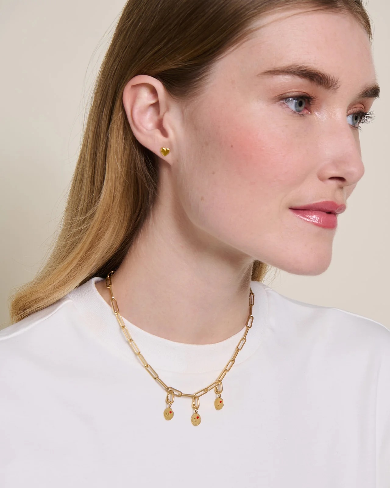 XL Gold-plated Link Necklace — 24K Gold-Plated | émoi émoi