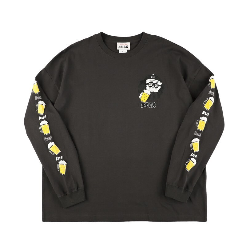 日本ChiBee  Beer長袖T恤