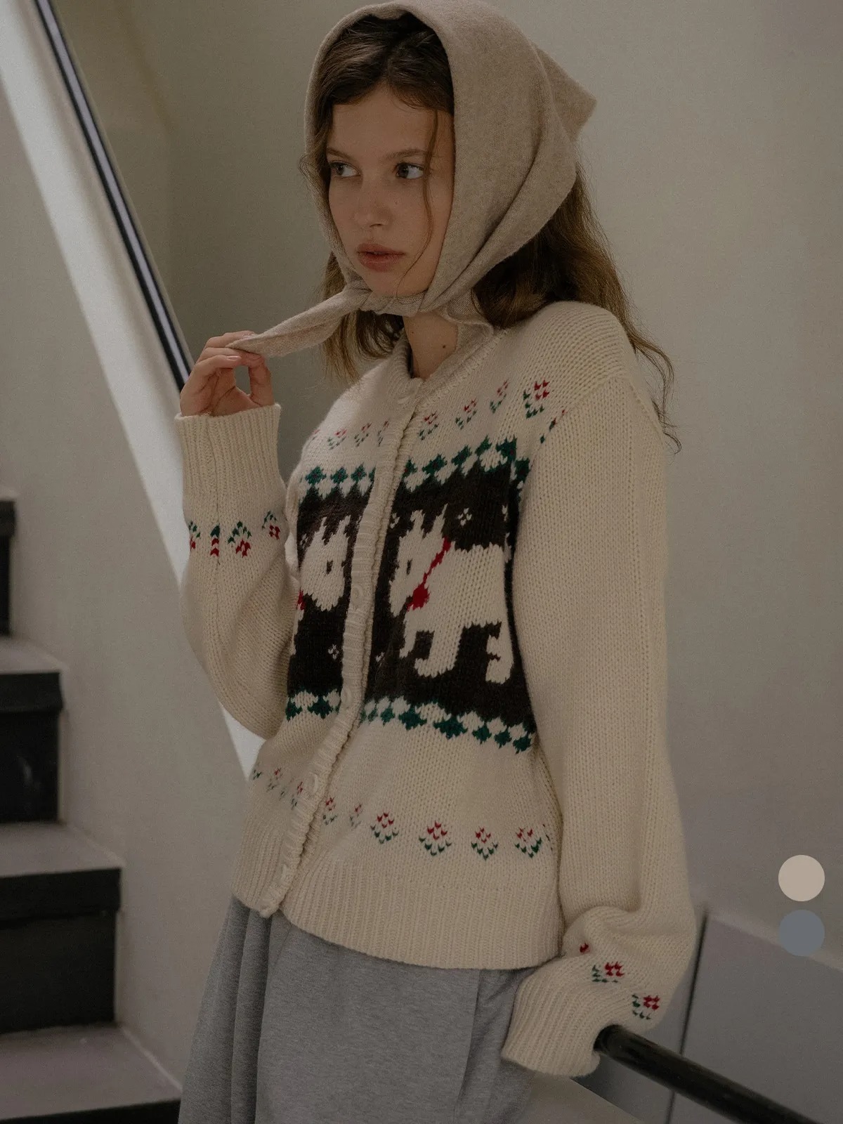 TILLIDIE Puppy Wool Blended Cardigan