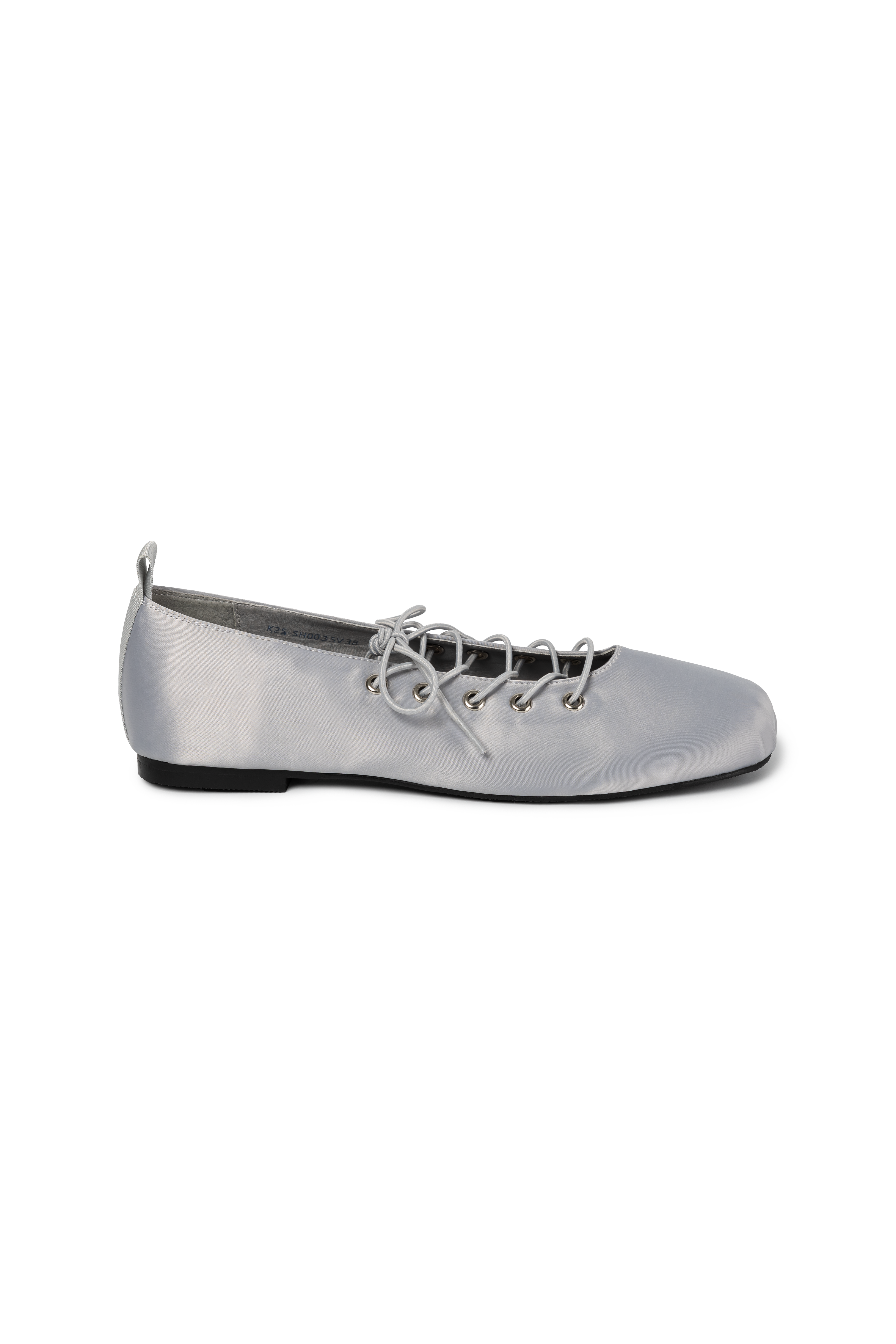 KHIHO DOLPHIN LACE UP FLATS K25-SH003 SV