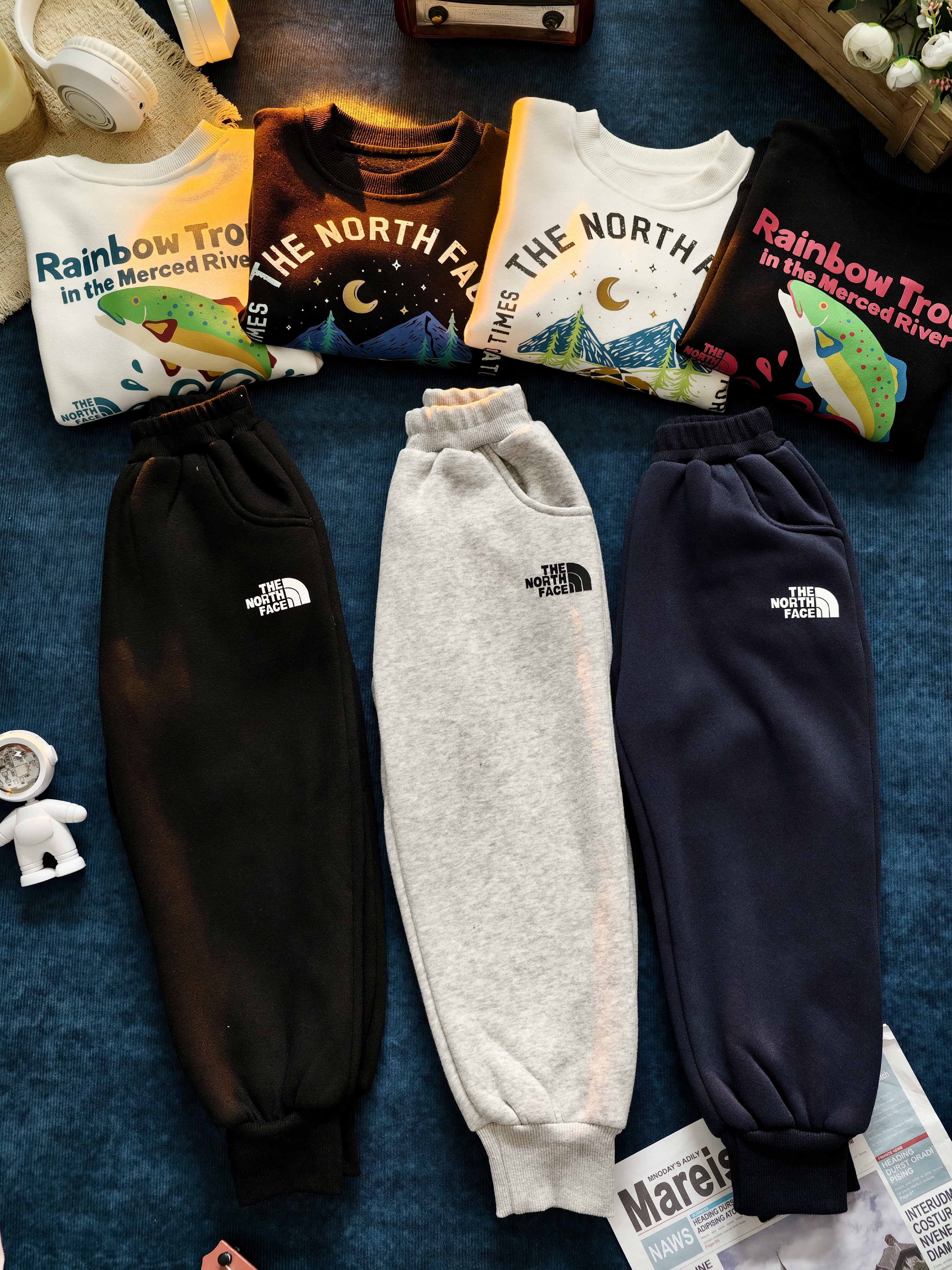 𝐓𝐡𝐞 𝐍𝐨𝐫𝐭𝐡 𝐅𝐚𝐜𝐞 羔羊絨束腳棉褲